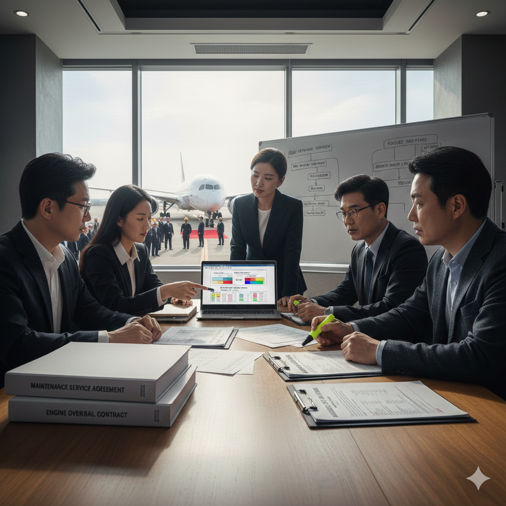 항공기 엔진 중정비 계약 실무
